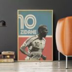 poster vintage zidane