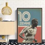 poster vintage zidane