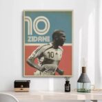 poster vintage zidane