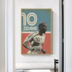 poster vintage zidane