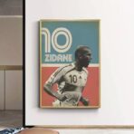 poster vintage zidane