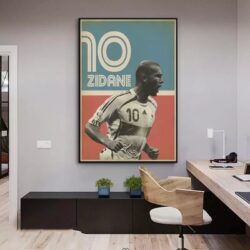 poster vintage zidane