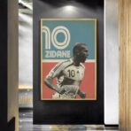 poster vintage zidane