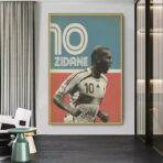 poster vintage zidane