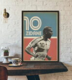 poster vintage zidane