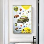poster di auto depoca