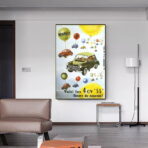 poster di auto depoca