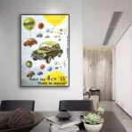 poster di auto depoca