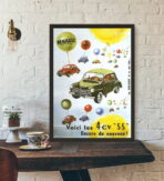 poster di auto depoca