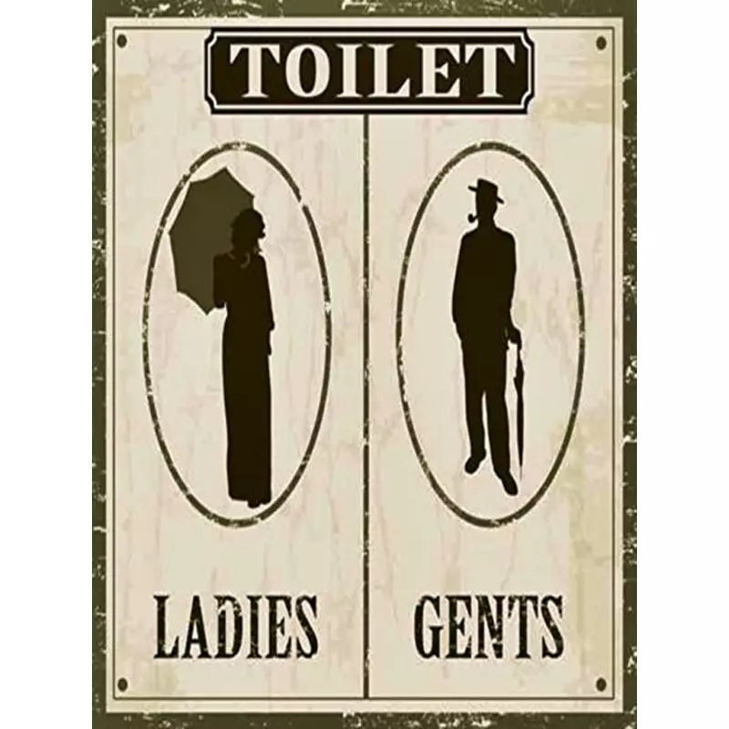 poster della toilette vintage poster della toilette vintage
