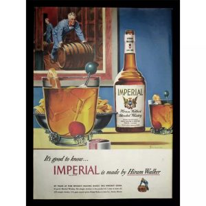 poster di whisky vintage