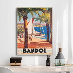 poster bandol vintage 1