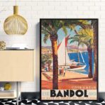 poster bandol vintage 1