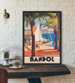 poster bandol vintage 1