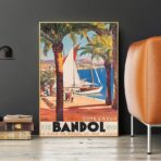 poster bandol vintage 1