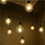 lampadario ragno industriale