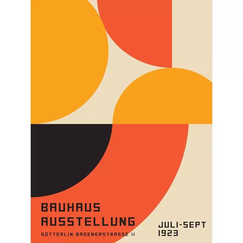 poster vintage del bauhaus poster vintage del bauhaus