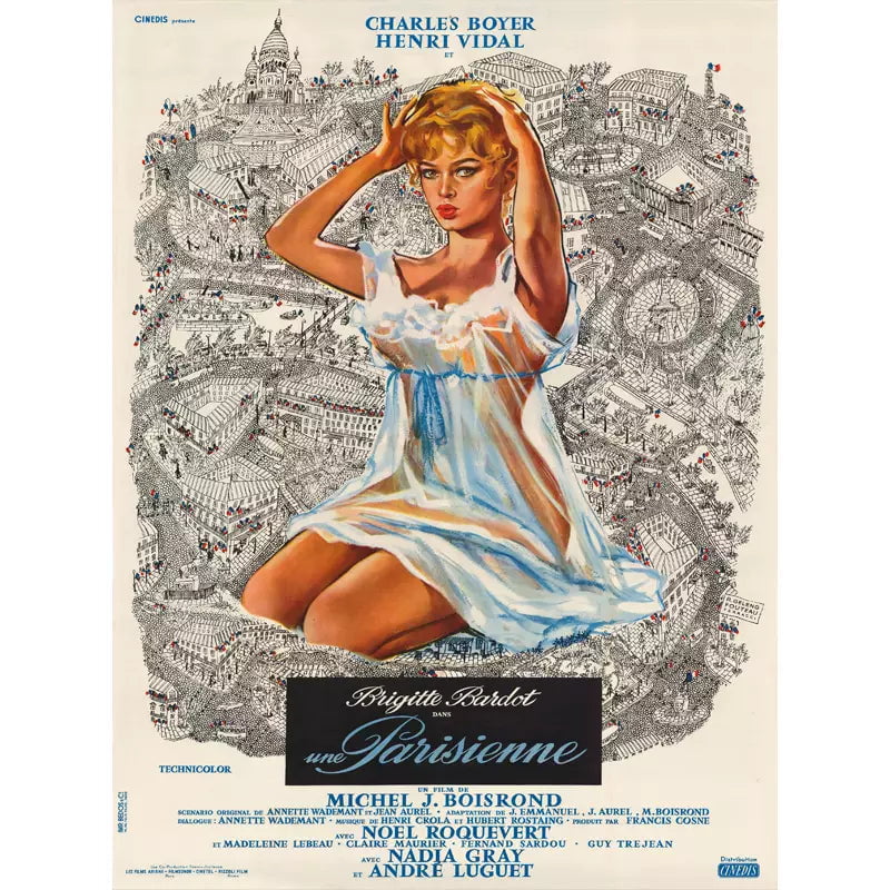 poster cinema brigitte bardot 2 poster cinema brigitte bardot 2