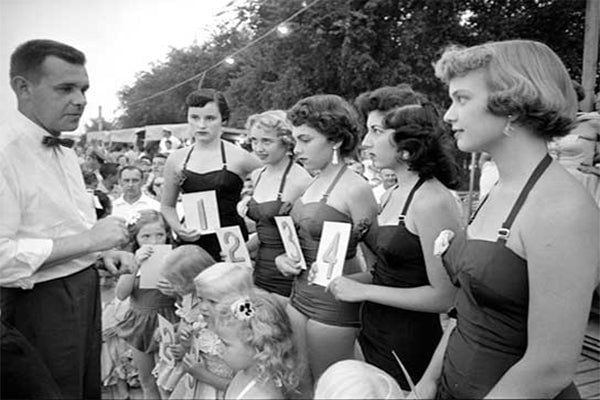 annees 50 aux etats-unis Concours de maillots de bain