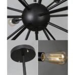 lampadario sputnik vintage