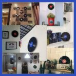 orologio disco in vinile