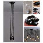lampadario ragno industriale