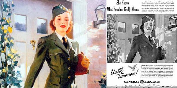 Gil Elvgren she knows what freedom really means