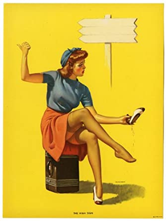 gil-elvgren gil elvgren the high sign 1942