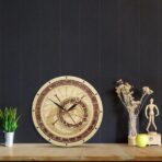 orologio astronomico in legno