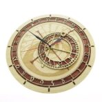 orologio astronomico in legno