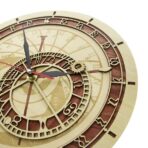 orologio astronomico in legno