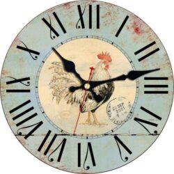 orologio con gallo