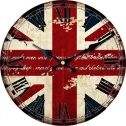 orologio con bandiera inglese