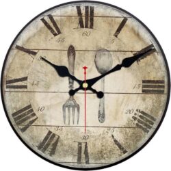 orologio con forchetta cucchiaio