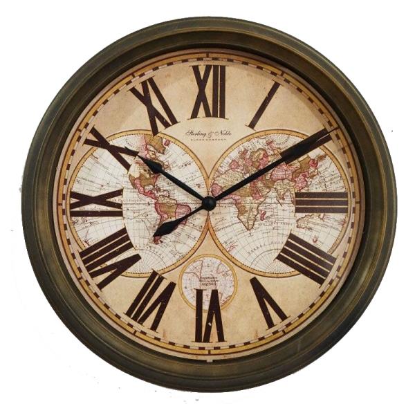 orologio con mappa del mondo orologio con mappa del mondo