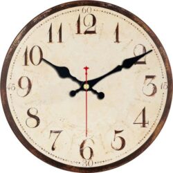 orologio da parete marrone 1