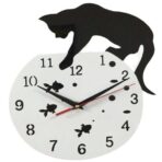 orologio da parete gatto