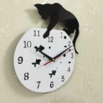 orologio da parete gatto