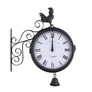 orologio da postazione esterna bifacciale