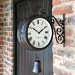orologio da postazione esterna bifacciale