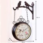 orologio da stazione bifacciale