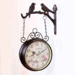 orologio da stazione bifacciale
