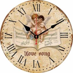 orologio deco angelo