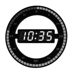 orologio da parete digitale vintage
