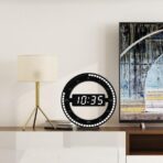 orologio da parete digitale vintage