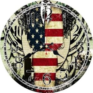 orologio bandiera americana