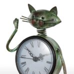 orologio gatto vintage