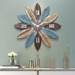 orologio a foglie