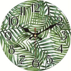 orologio a foglia verde
