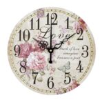 orologio fiore vintage
